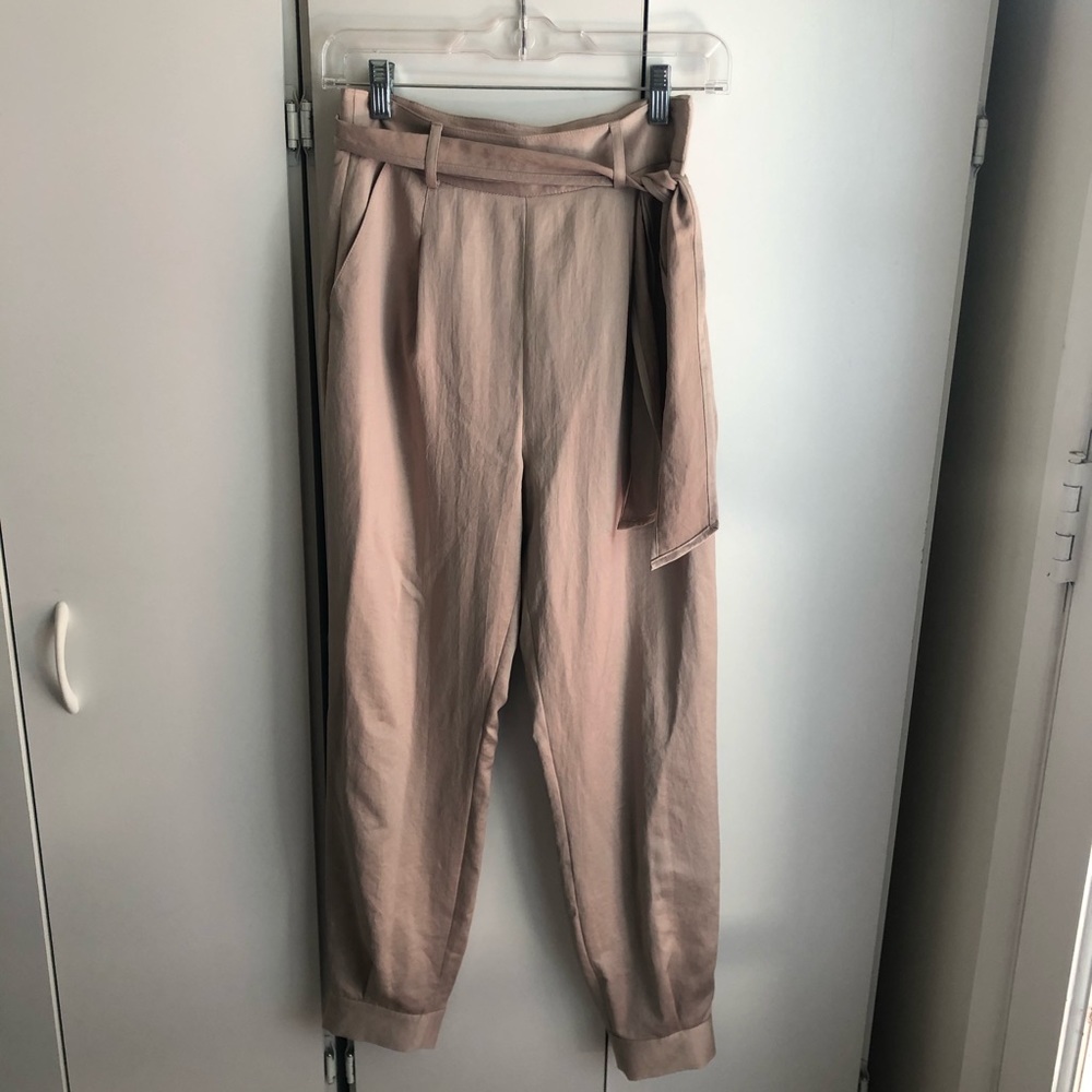NWOT Satin Jogger size xs